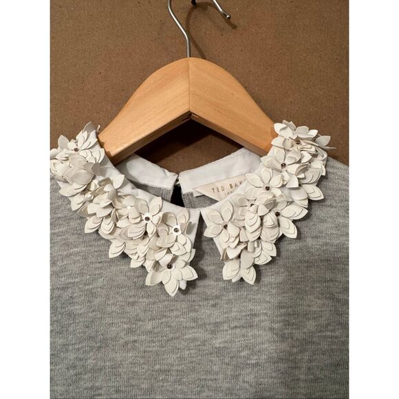 Ted Baker Nansea Floral Collar Mockable Sweater - Picture 2 of 7